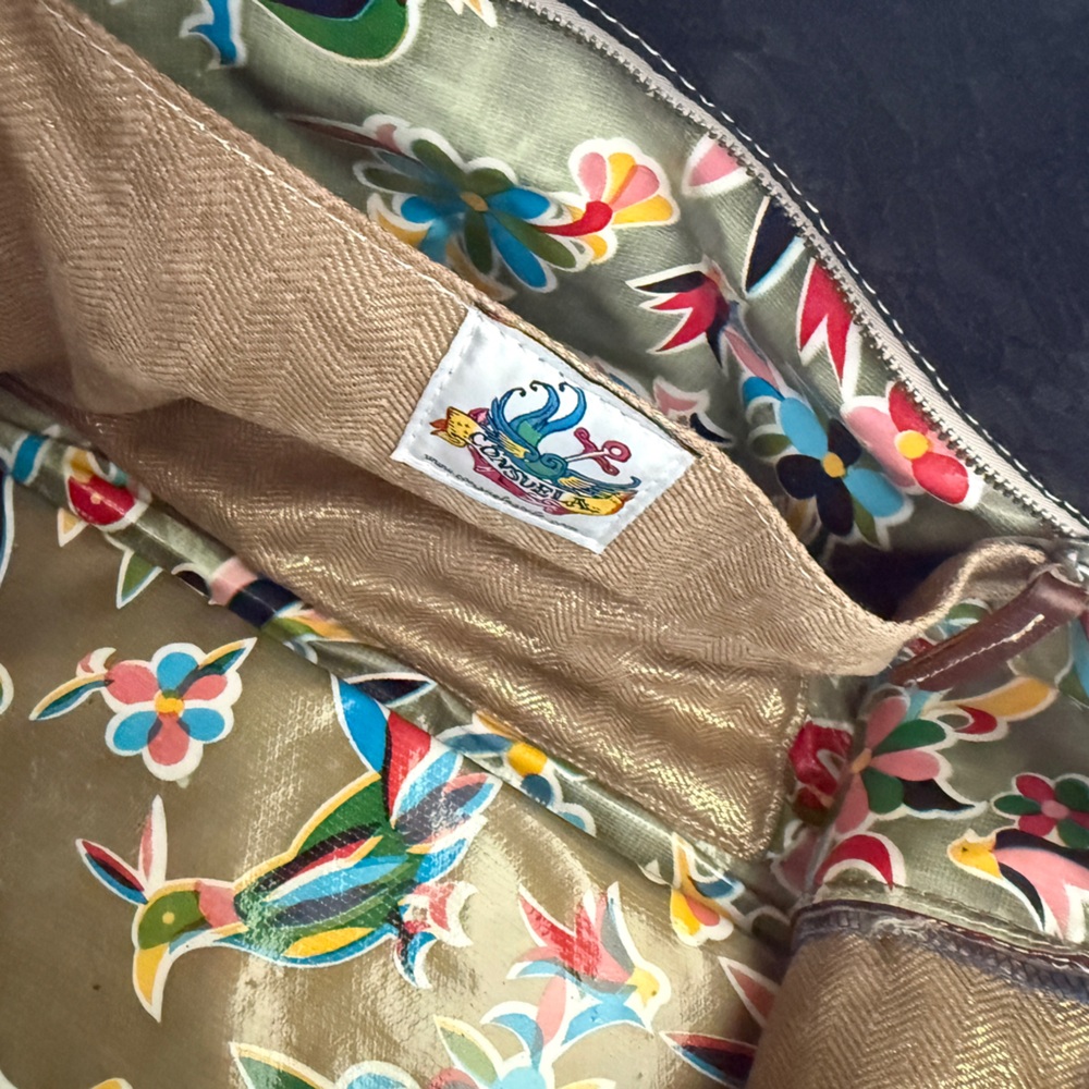 Consuela Tote Bag with Striped Handles - Picture 11 of 11